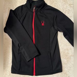 Boys Medium Spyder Zip Up. Size Medium 10/12